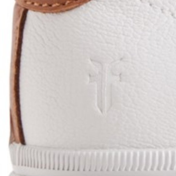 new  FRYE White GENUINE Leather Gia Sneakers 593S0 - Picture 8 of 8
